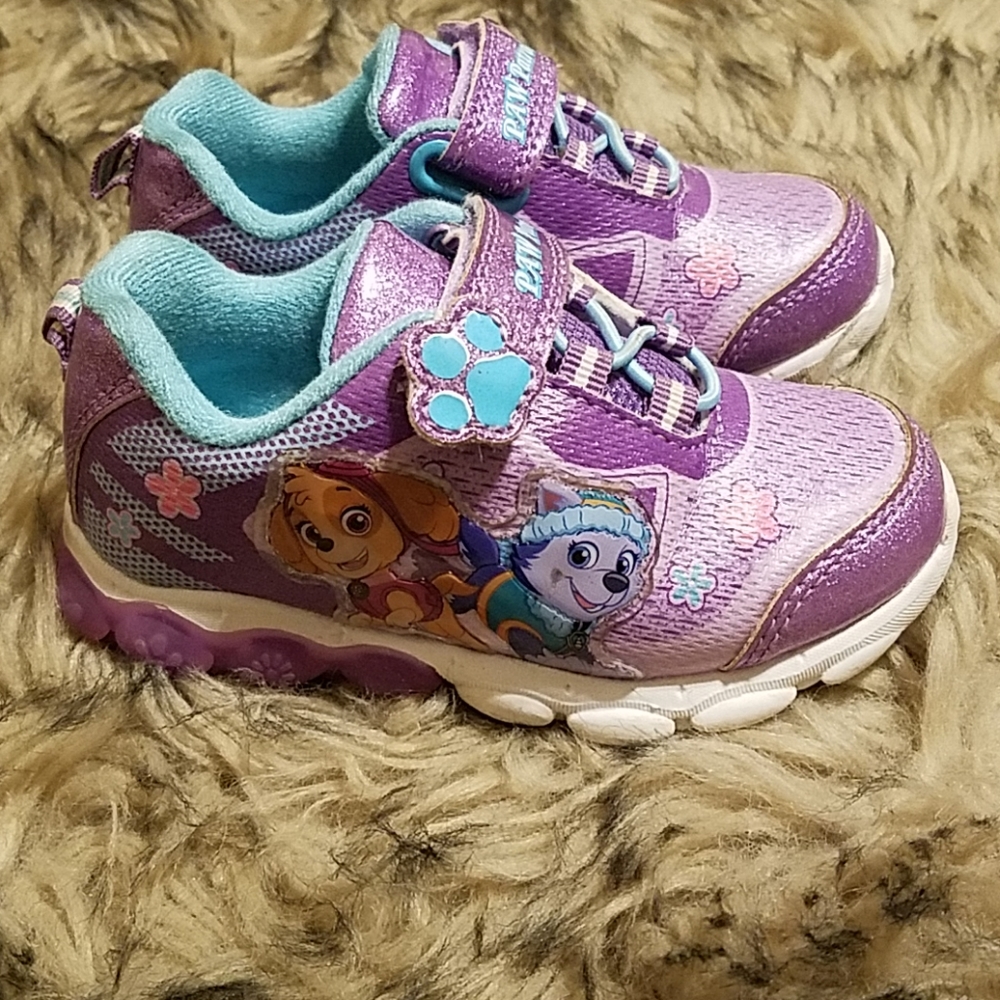 💎3for25 girl paw patrol shoes size 7 infant